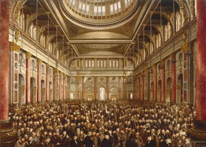 Intérieur de la Bourse de Manchester - Frederick and Saunders H.L. (19th Century) Sargent