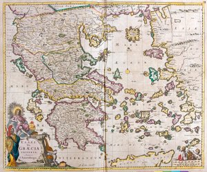Carte de la Grèce