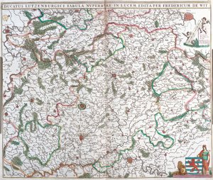 Carte du Duché de Luxembourg