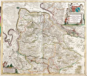 Carte du Duché de Brême et Verden (Allemagne) - Frederick de Wit
