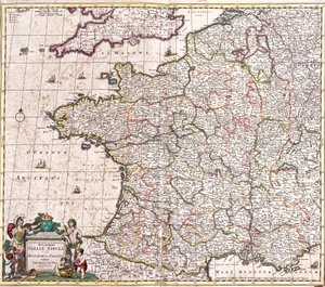 Carte du Royaume de France