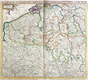 Carte du Royaume des Pays-Bas - Frederick de Wit