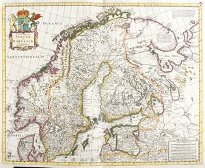 Suède, Norvège, Finlande, Estonie, district fédéral du nord-ouest de la Russie - Frederick de Wit