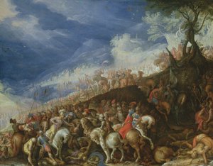 Alexandre le Grand et ses capitaines récupèrent l