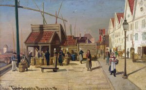 Le quai allemand, Bergen - Frederik Collett