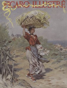 À Biarritz. Couverture de Le Figaro Illustré, mars 1895 - Frederik Hendrik Kaemmerer