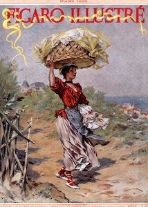 Blanchisseuse 1895 - portant