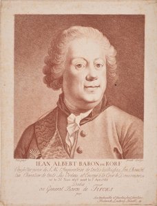 Portrait du Baron Johann Albrecht von Korff 1697-1766, milieu du 18ème siècle
