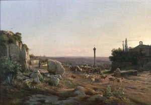 Près du puits, Tivoli, près de Rome