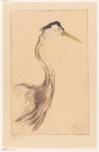 Héron - Frederika Henriëtte Broeksmit (signed by artist)