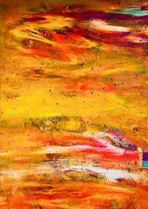 Abstrait, vif et fougueux
