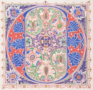 Initiale illuminée O, 1830-62