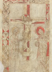 La Crucifixion [verso] - French 12th Century