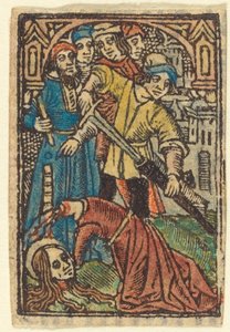 Décapitation de Sainte Catherine (?) - French 15th Century