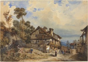 Paysage Rustique - French 19th Century