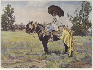 Un Tunisien à cheval