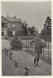 Un fauconnier avec son faucon - French Photographer