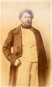 Alexandre Dumas Père (1803-70) vers 1860 - French Photographer