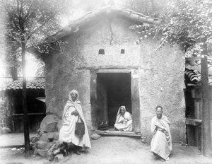 Un exemple de maison kabyle, Exposition de Paris, 1889
