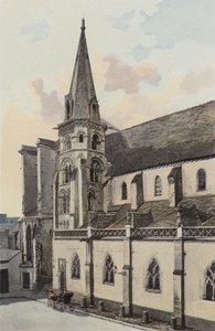 Auxerre, Église Saint-Eusèbe, Façade latérale N - French Photographer
