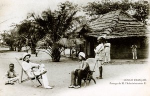 Brazzaville (Afrique Équatoriale Française - A.E.F.) Congo français : passage par M. L