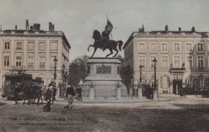 Bruxelles, Place Royale, Statue de Godefroid de Bouillon - French Photographer