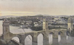 Cahors, Pont Valentré et vue de la rive g du Lot - French Photographer