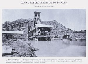 Canal interocéanique de Panama, travaux de la Culebra