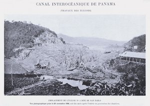 Canal Interocéanique de Panama, Travaux des Écluses - French Photographer