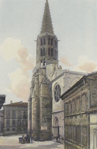 Caussade, Église, Façade O - French Photographer