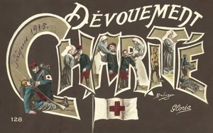 Charité, soins infirmiers pendant la Première Guerre mondiale - French Photographer