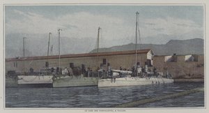 Destroyers dans le port de Toulon, France (photo couleur) - French Photographer