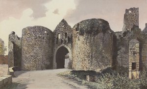 Domme, Porte des Tours et restes des remparts - French Photographer