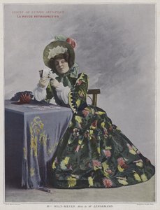 Émilie Mily-Meyer en Mademoiselle Lenormand dans La Revue Rétrospective