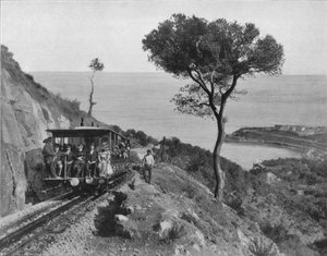 Environs de Monaco - Le Chemin de fer à Crémaillère de la Turbie - French Photographer