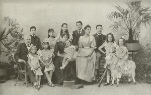 Ferdinand De Lesseps, avec sa femme et ses enfants - French Photographer