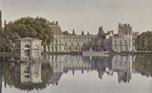 Fontainebleau, Palais, Vue prise de l