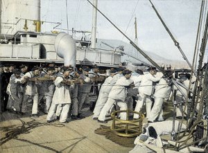 Marine française, fin XIXe siècle : prêtres initiaux - Bibl. des Arts déco. - French Photographer