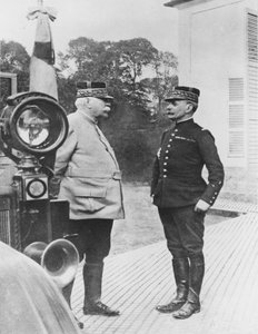 Général Joffre et Général Foch, 1914
