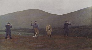Chasse au tétras en Écosse