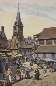 Honfleur, La place du Marché et l