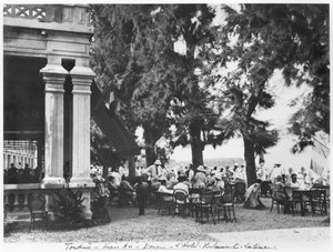 Hôtel Restaurant à Kien an Doson, vers 1920