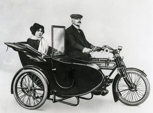 Side-car Jouve & Co., 1914 - French Photographer