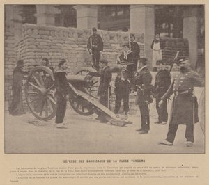 La Commune de Paris, Défense Des Barricades De La Place Vendôme - French Photographer