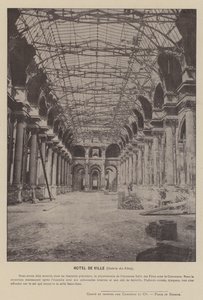 La Commune de Paris, Hôtel de Ville, galerie des fêtes - French Photographer