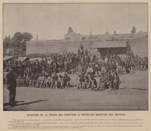 La Commune de Paris, Intérieur de la prison des Chantiers à Versailles, quartier des enfants - French Photographer