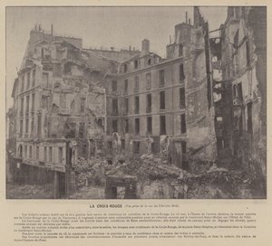 La Commune de Paris, La Croix-Rouge, Vue prise de la rue du Cherche-Midi - French Photographer
