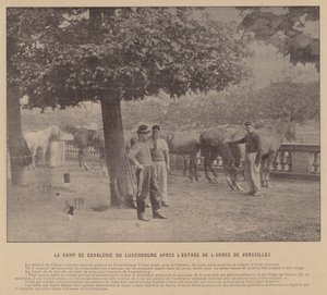 La Commune de Paris, Le Camp De Cavalerie Du Luxembourg Après L