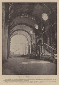 La Commune de Paris, Palais De Justice, salle des Pas-Perdus - French Photographer