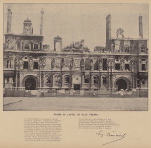 La Commune de Paris, Ruines de l